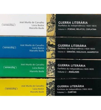 GUERRA LITERARIA : PANFLETOS DA INDEPENDENCIA - 4 VOLUMES