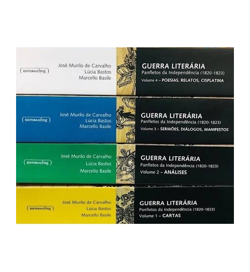 GUERRA LITERARIA : PANFLETOS DA INDEPENDENCIA - 4 VOLUMES